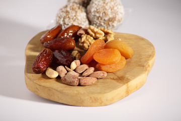 Bolitas proteínicas de chocolate