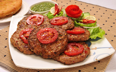 Chapli Kebabs or Chapli Kababs, Famous Food of Peshawar Pakistan