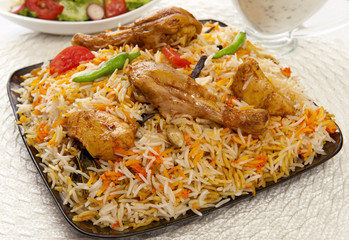Chicken Biryani, A most delicious food in Pakistan and India