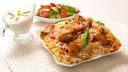 Chicken Biryani, A most delicious food in Pakistan and India