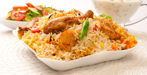 Chicken Biryani, A most delicious food in Pakistan and India