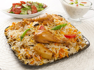 Chicken Biryani, A most delicious food in Pakistan and India