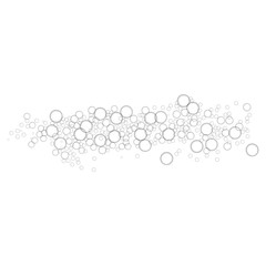 Fototapeta na wymiar Mineral bubbles icon. Realistic illustration of mineral bubbles vector icon for web design