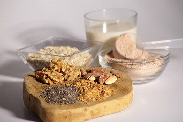 Bolitas proteínicas de chocolate