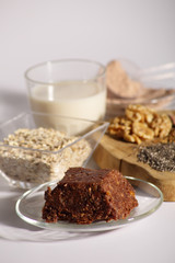 Bolitas proteínicas de chocolate