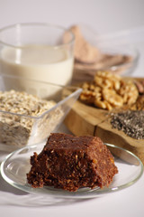 Bolitas proteínicas de chocolate