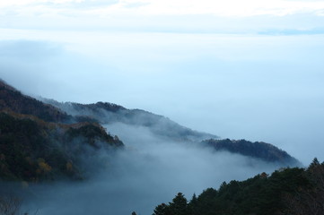 大河原峠　雲海