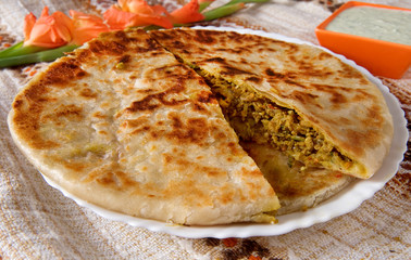 Keema Paratha, Chicken Mince Stuffed Paratha