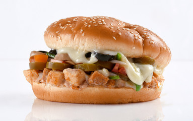 Chicken Pizza Burger