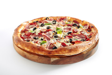 Meat Mix Pizza with Parma Ham