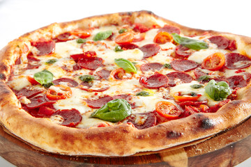 Pepperoni or Diabola Pizza with Salami