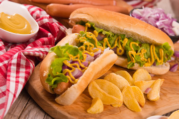 Hot dogs.