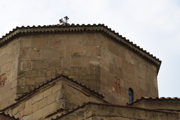 Famous Jvari church near Tbilisi in Georgia