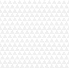 Clear mosaic abstract seamless backround. White triangular low poly style pattern. Vector illustration