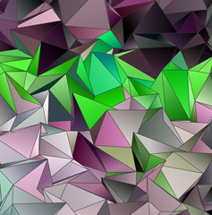 Triangular 3d, modern background