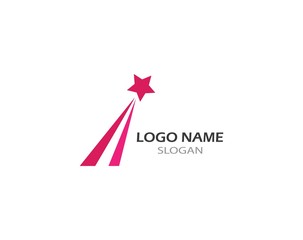 Obraz premium Star Logo Template vector icon illustration design