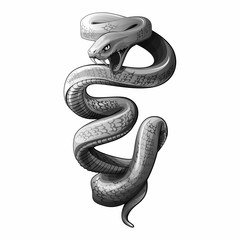 Obraz premium remis wektor węża