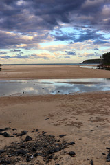 sunset clouds over Coffs creek