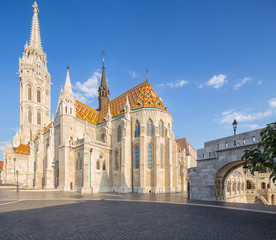 Fototapeta na wymiar St. Matthias Church in Budapest, Hungary.