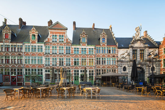 Old Fish Market in Gent Belgium