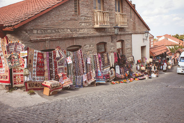 Fototapeta premium Sighnaghi street in Kakheti, Georgia