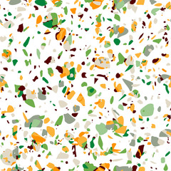 Terrazzo flooring seamless pattern. Background with textured surface.