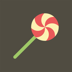 Silhouette icon lollipop