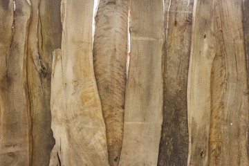 Fence from old wooden boards. Wooden texture. Close-up, Background