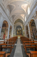 Fototapeta na wymiar Santissima Trinita dei Monti - Rome, Italy