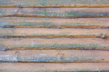 wooden background of rough, uncouth planks