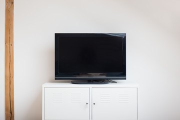 Modern flat lcd television set