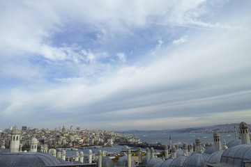 Obraz premium view of city of Istanbul