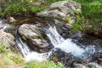 Rugged mountain river. Spain