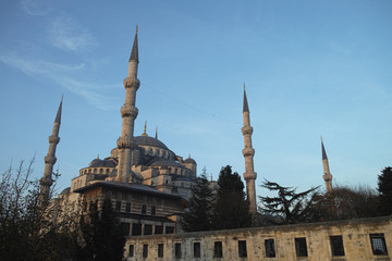 Fototapeta na wymiar Old mosque in Turkey