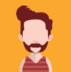 People avatars, Vector women, men avatar