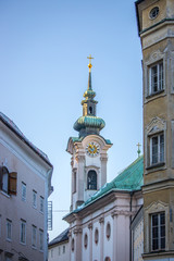 Fototapeta premium Sebastianskirche in Linzergasse