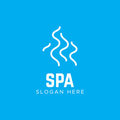 Floral logos made for spa. flower spa logos