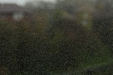 Obraz premium Water on the window