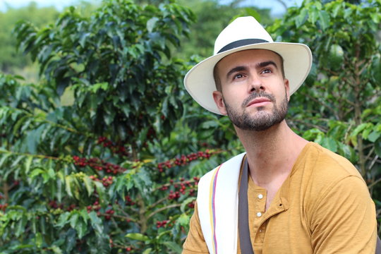Authentic South American coffee entrepreneur