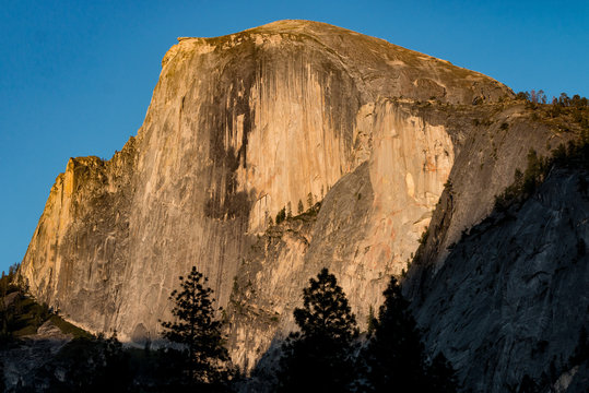Half Dome in Sunset Light