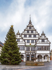Fototapeta na wymiar Town hall of Paderborn, Germany