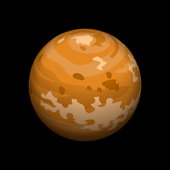 Venus planet icon. Isometric of venus planet vector icon for web design isolated