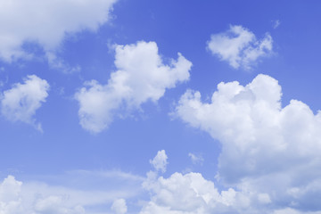 Blue sky and clouds