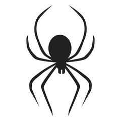 Death spider icon. Simple illustration of death spider vector icon for web design isolated on white background