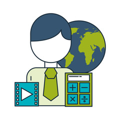 business character calculator world financial