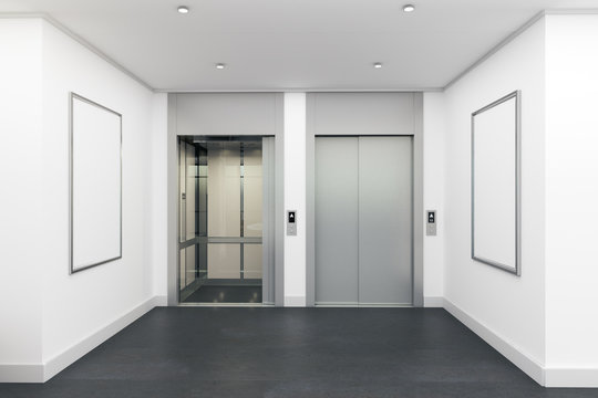 Modern interior with lift