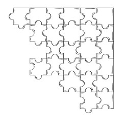 connected puzzle pieces