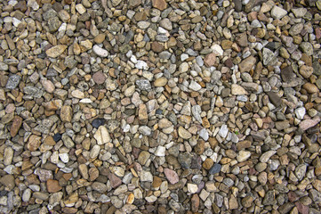 Group of pebbles, light colors, stone background, round and smooth pebbles, simple and harmony texture