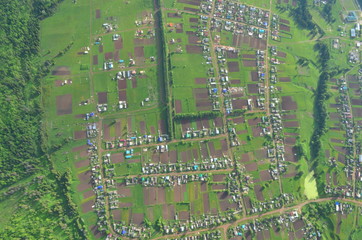  village from high