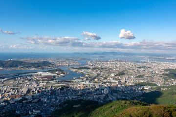 Fototapeta premium 皿倉山展望台からの眺め